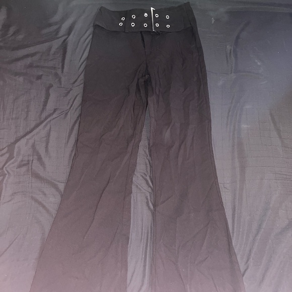 Belted flared pants - Picture 1 of 1